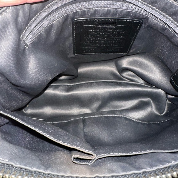 Coach Signature Black and Gray Shoulder Bag LIKE NEW CONDITION! - Picture 3 of 4